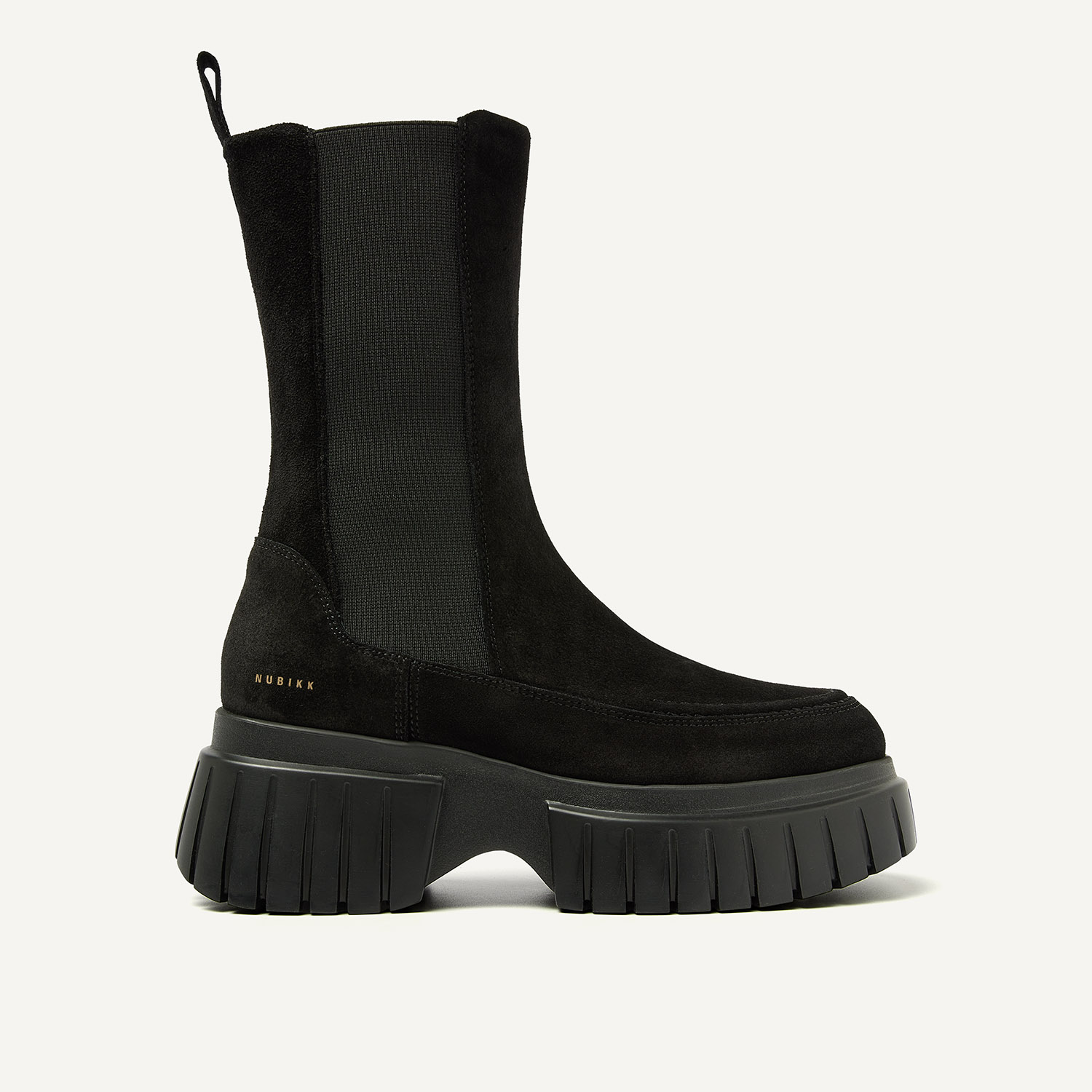 Miley Adams | Black Suede Boots for Women