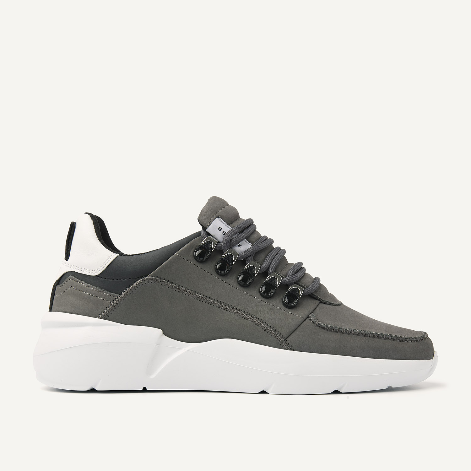 Roque Roman | Dark Grey Combi Sneakers for Men