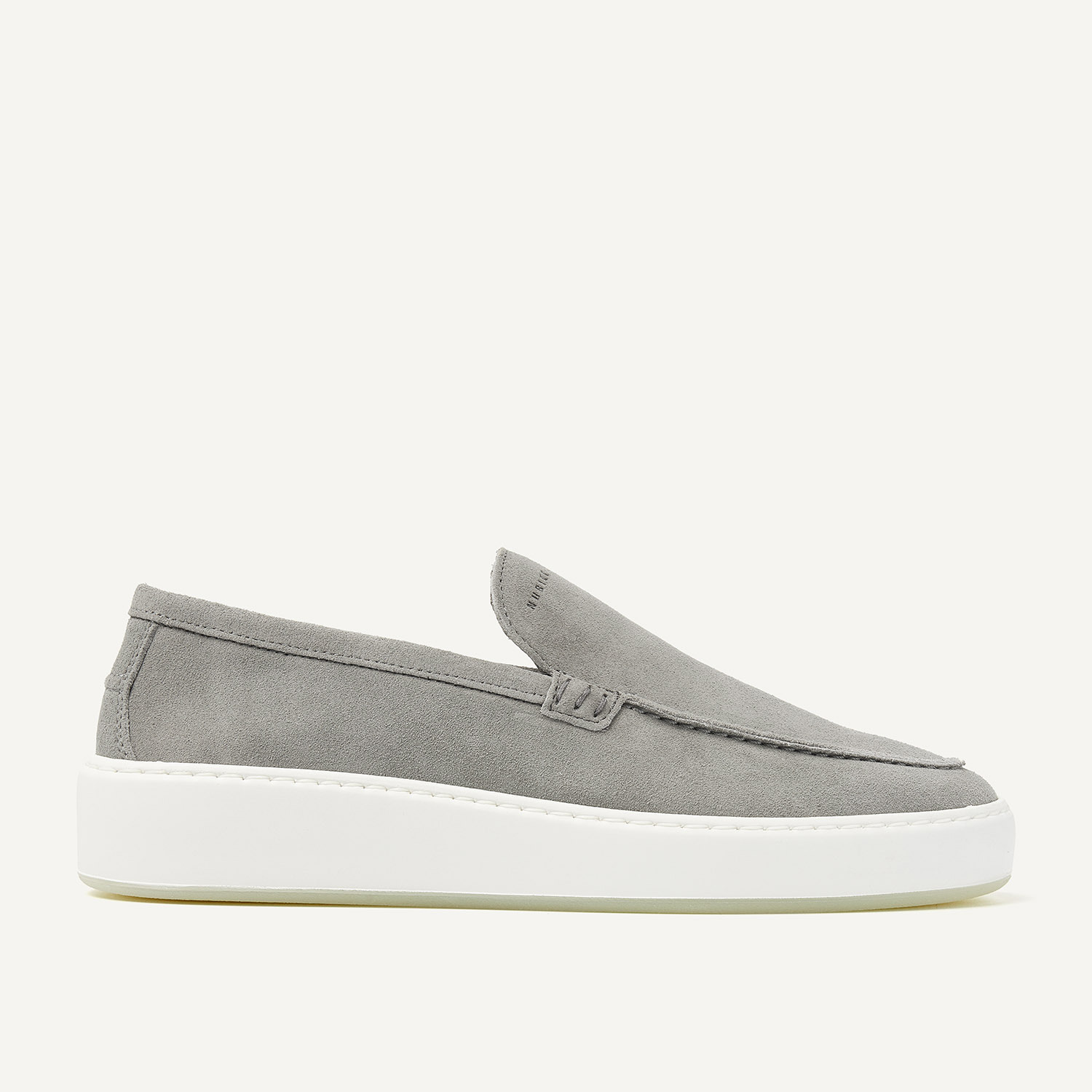 Jiro Mio | Light Grey Loafers for Men