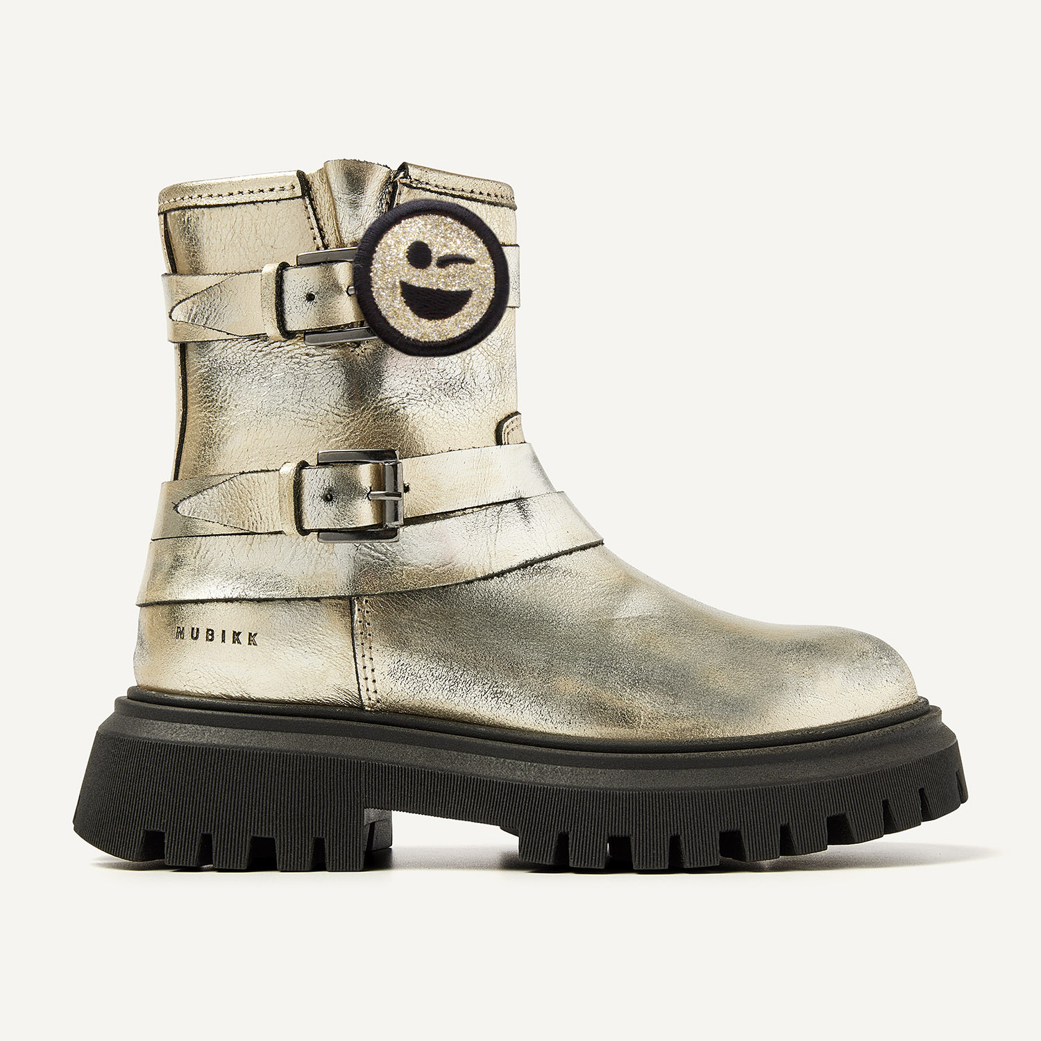 Fae Maryn JR | Gold Ankle Boots for Kids