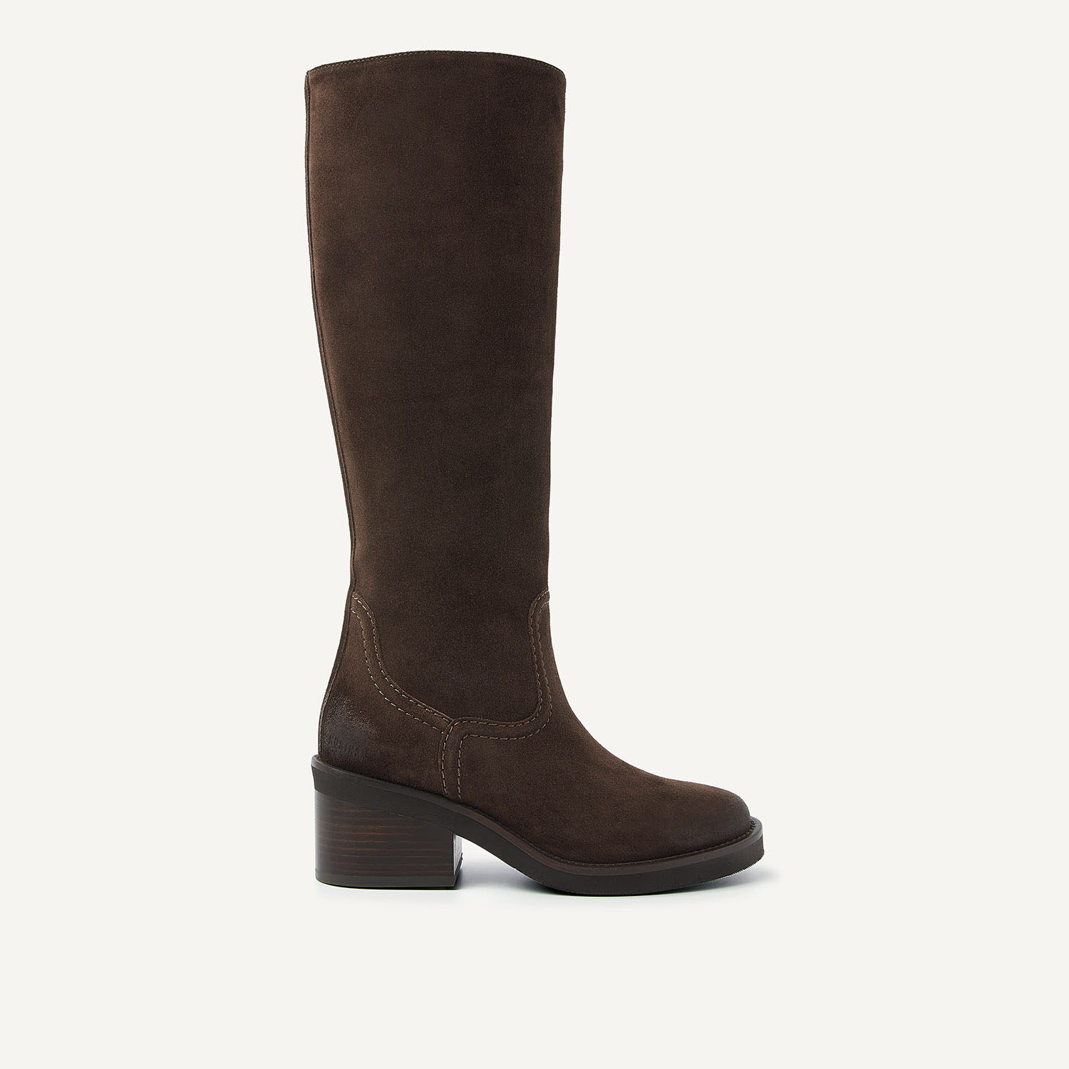 Cassy Boot | Dark Brown Suede Boots for Women