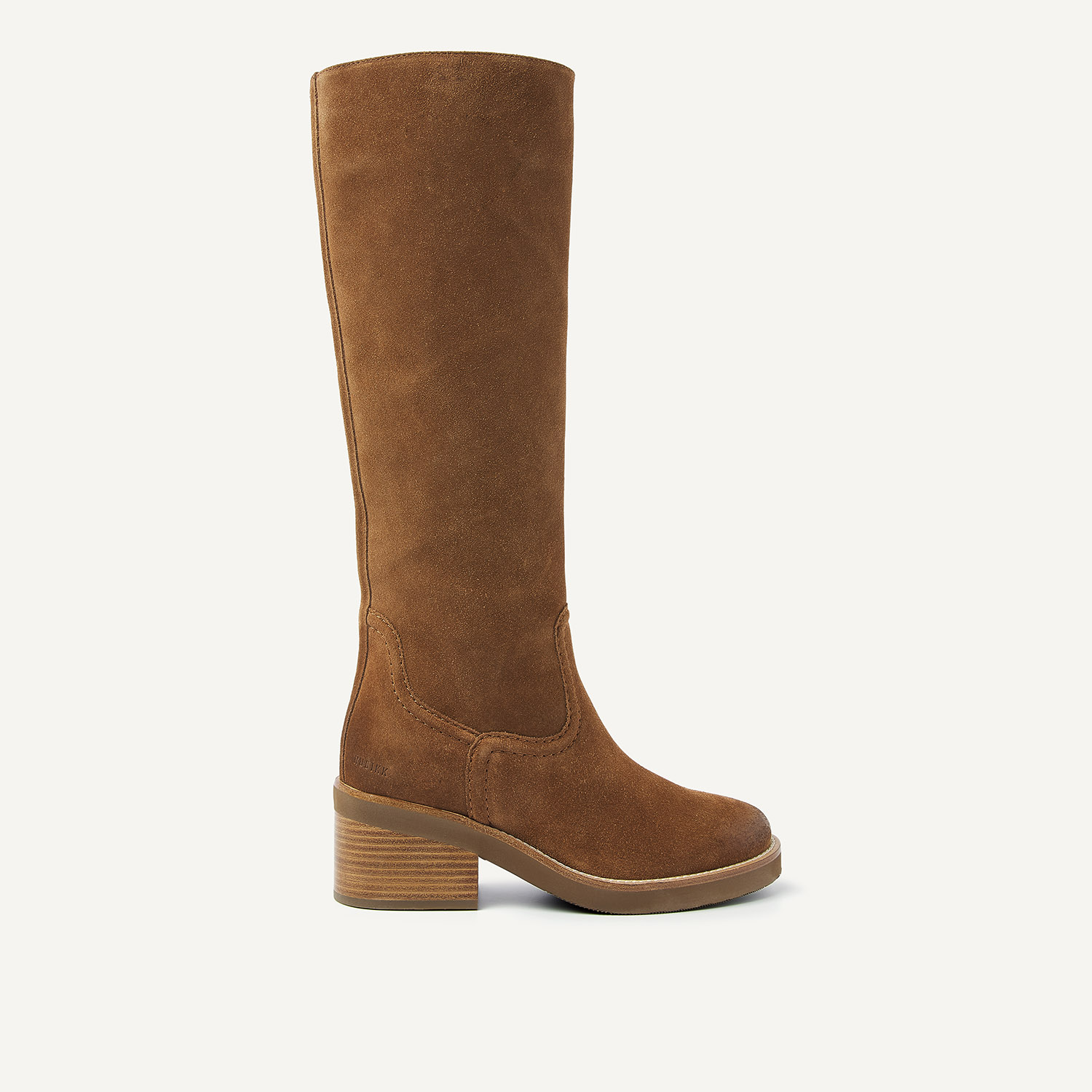 Cassy Boot | Cognac Wildlederstiefel für Damen