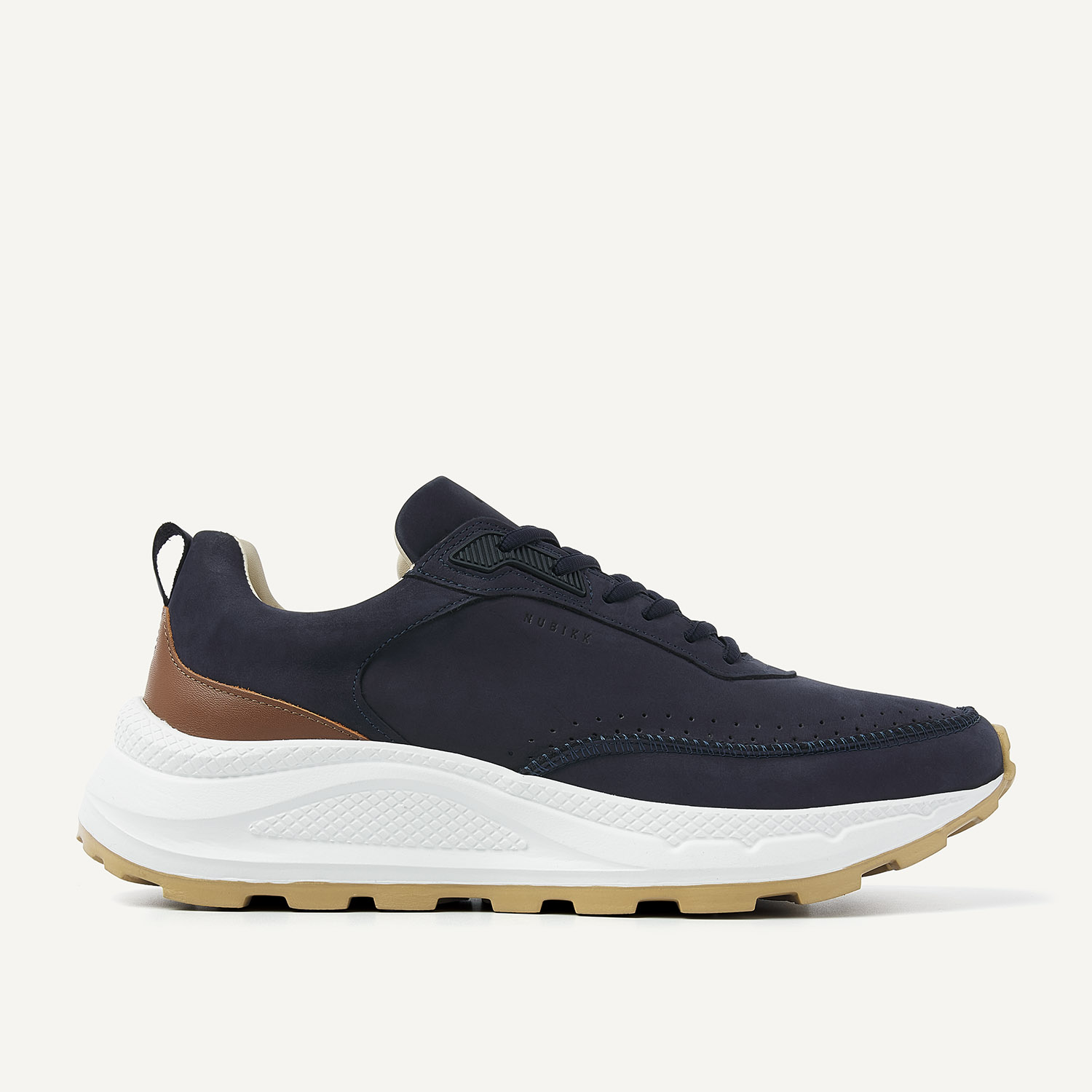 Oberon Reese | Navy Brown Sneakers for Men