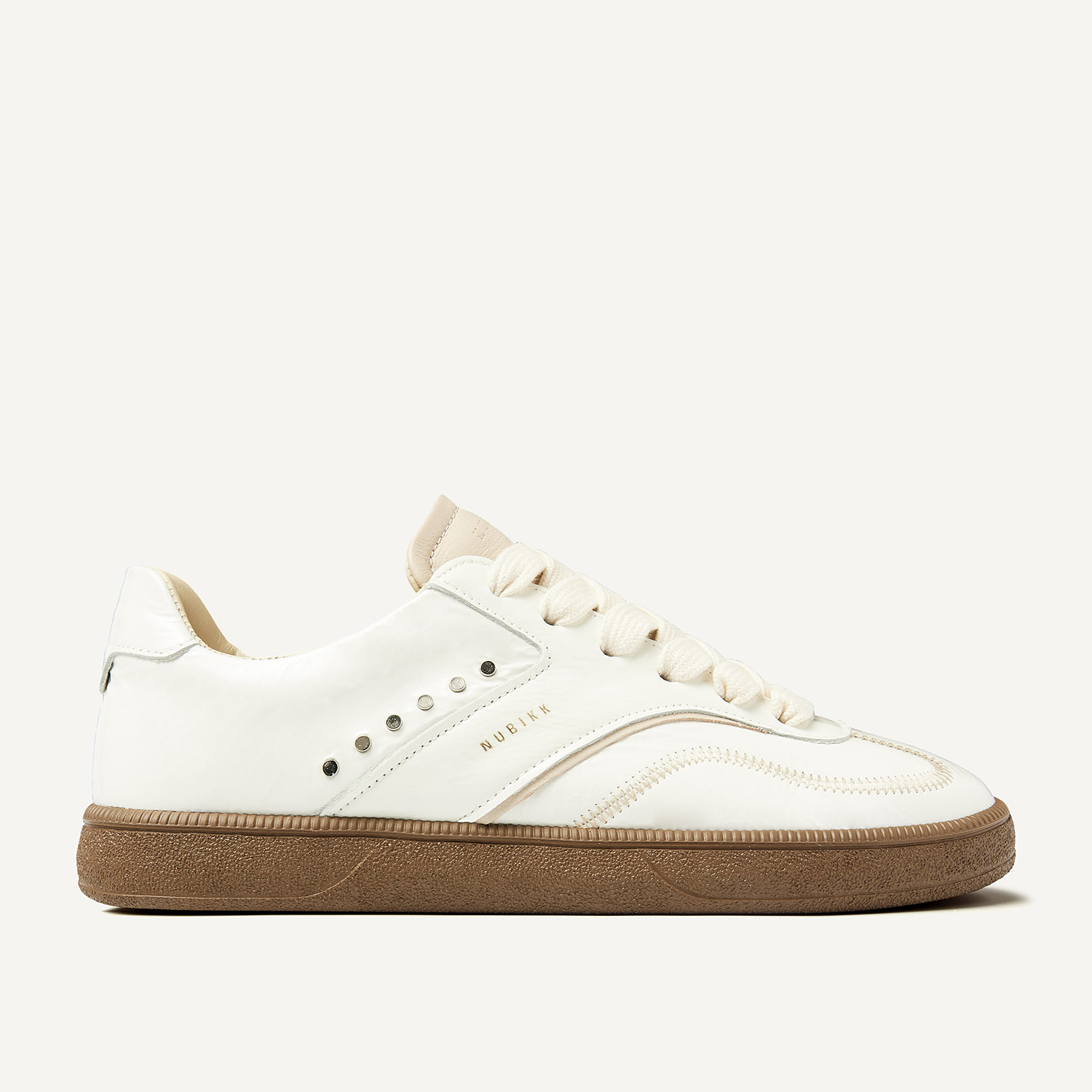 Ray Owen Studs | White Sneakers for Women