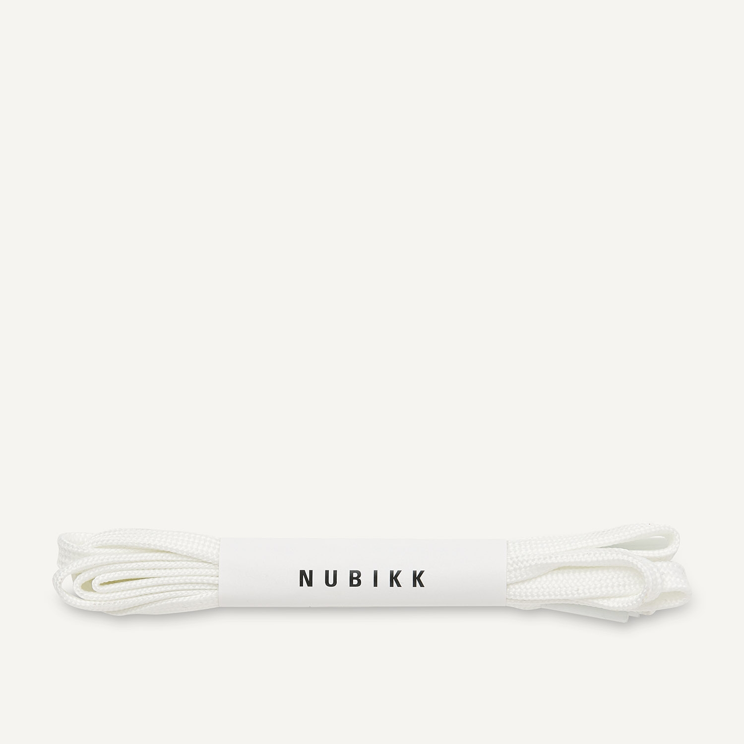 Cordones Blancos | Cordones Planos Finos de Nylon Blanco