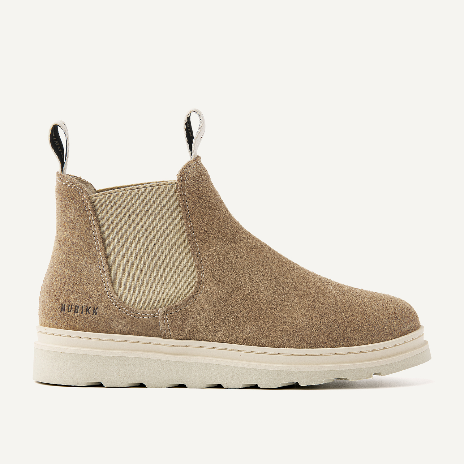 Jonah Rai JR | Taupe chelsea boots for kids