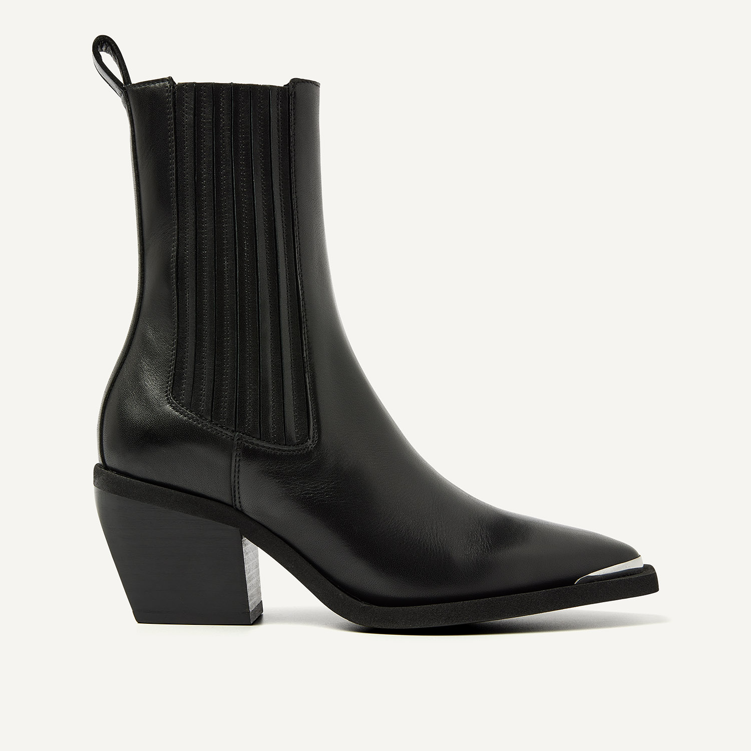 Liv Loua Metal | Black Ankle Boots for Women