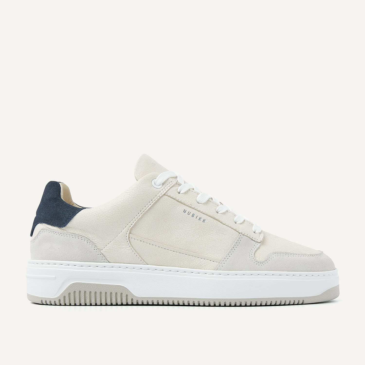 Basket Court | Beige Blaue Sneakers für Herren