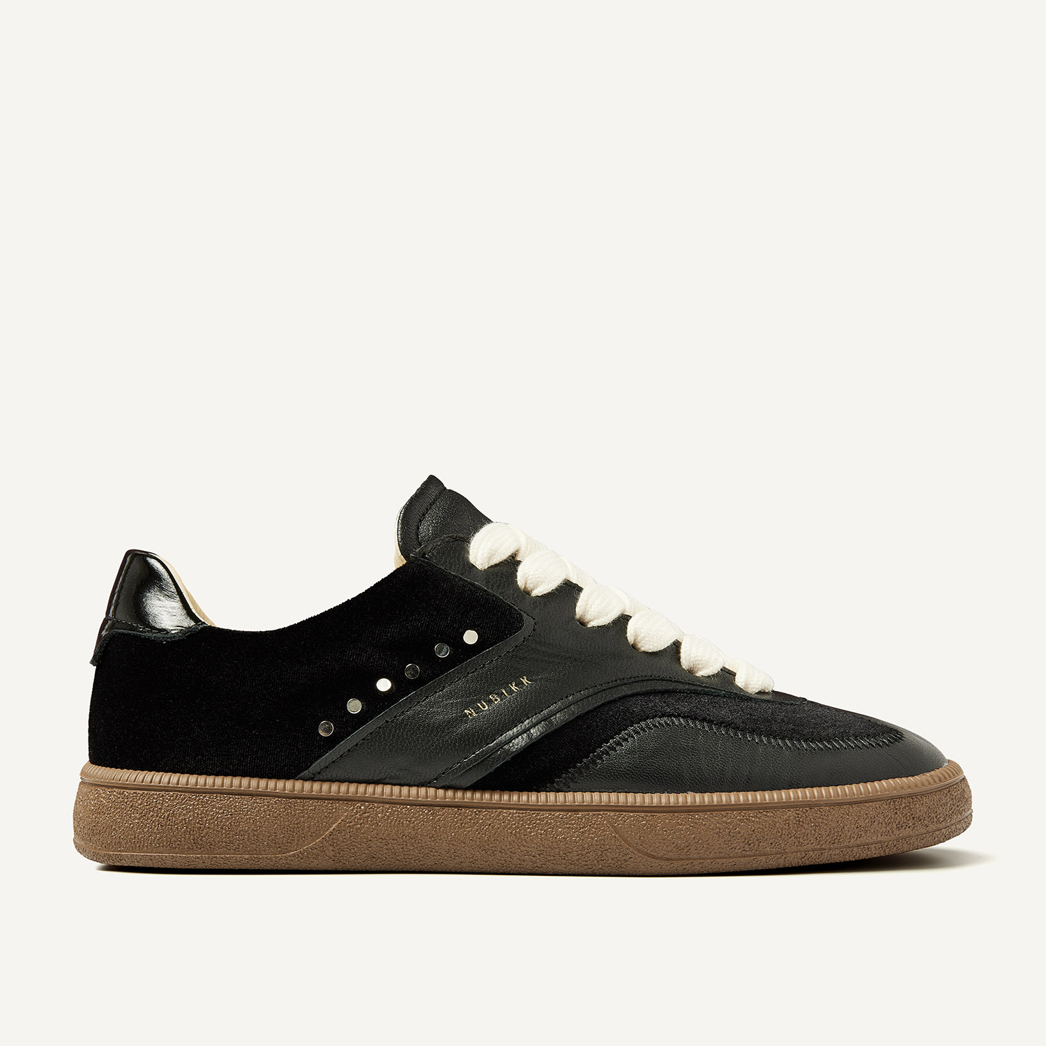 Ray Owen Studs Black Sneakers for Women