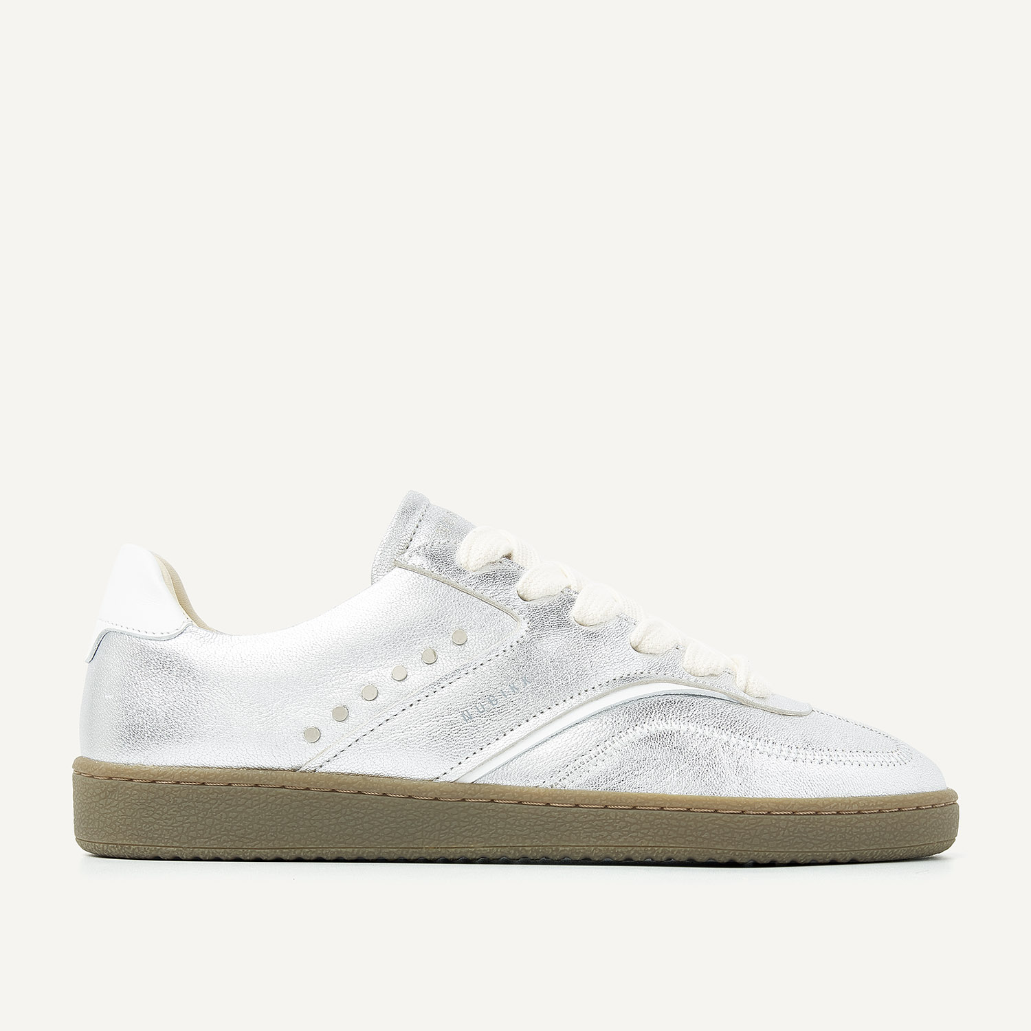 Ray Owen Studs | Silberne Sneakers für Damen