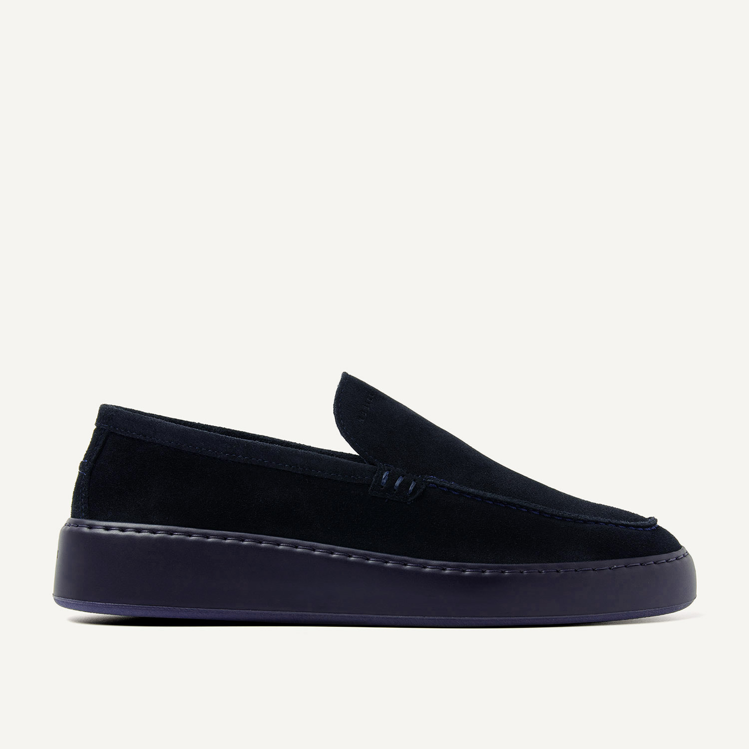 Jiro Mio | Dark Blue Loafers for Men