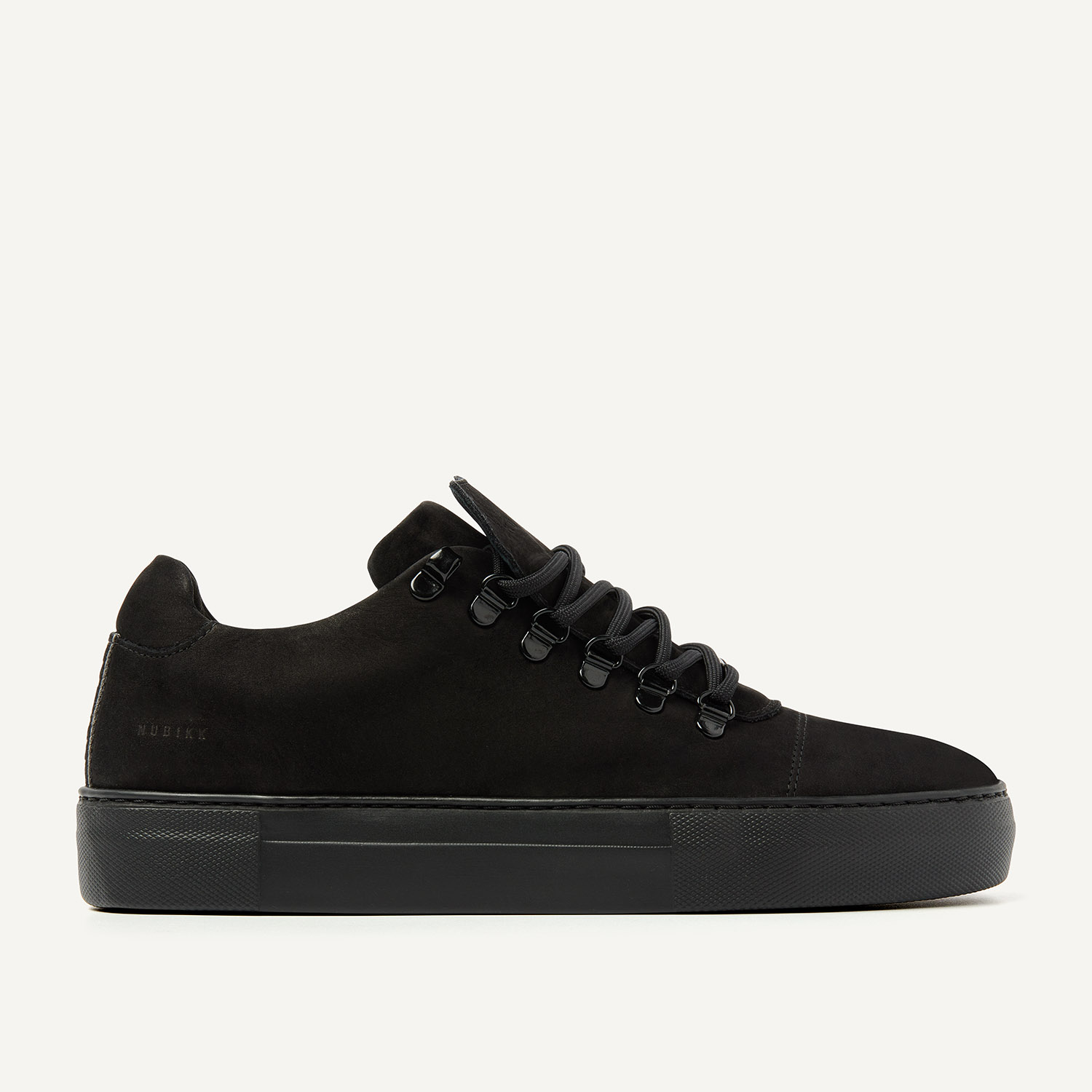 Jagger Classic Nubuck Zwarte Raven Sneakers voor Heren