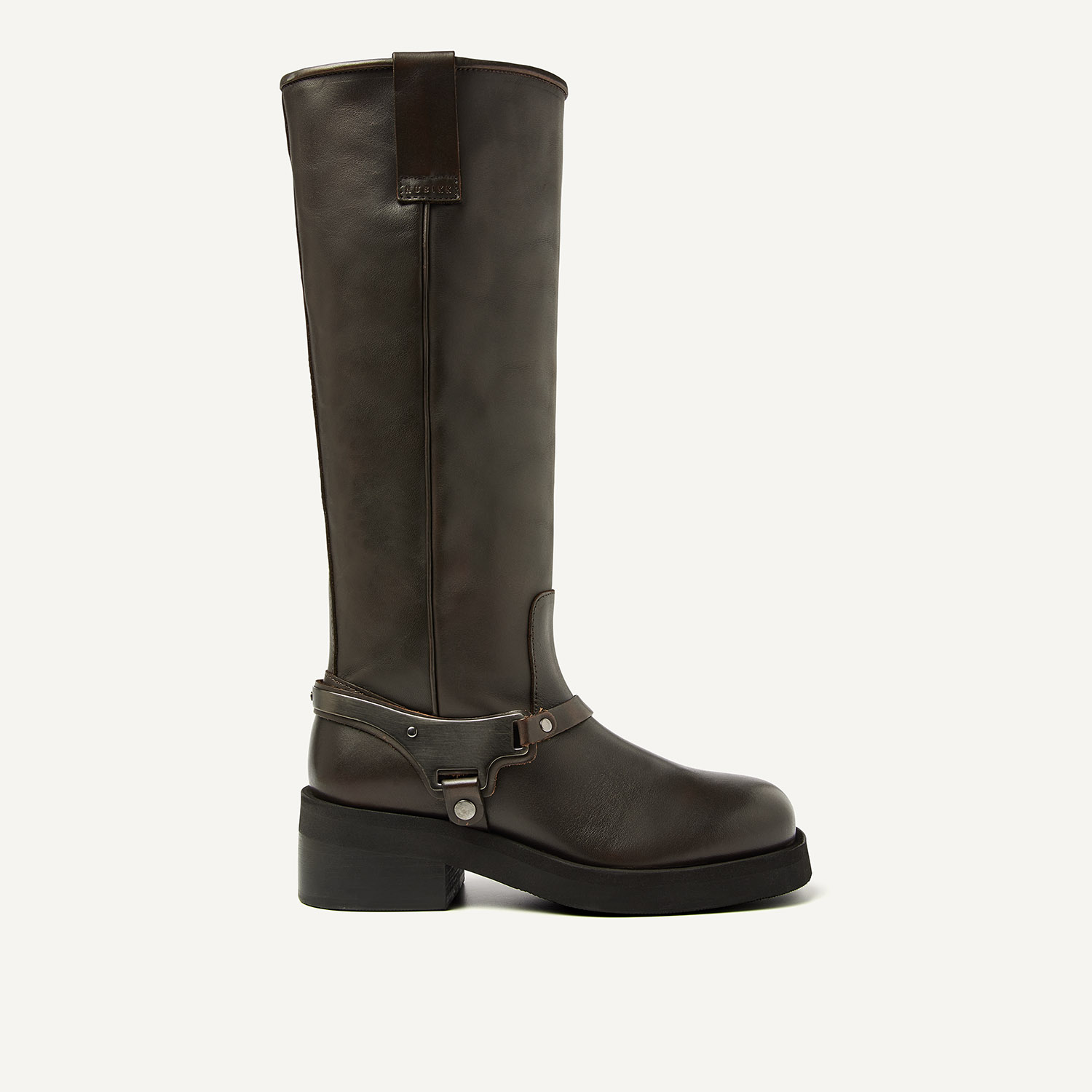 Eve Lynn | Brown Biker Boots for Women