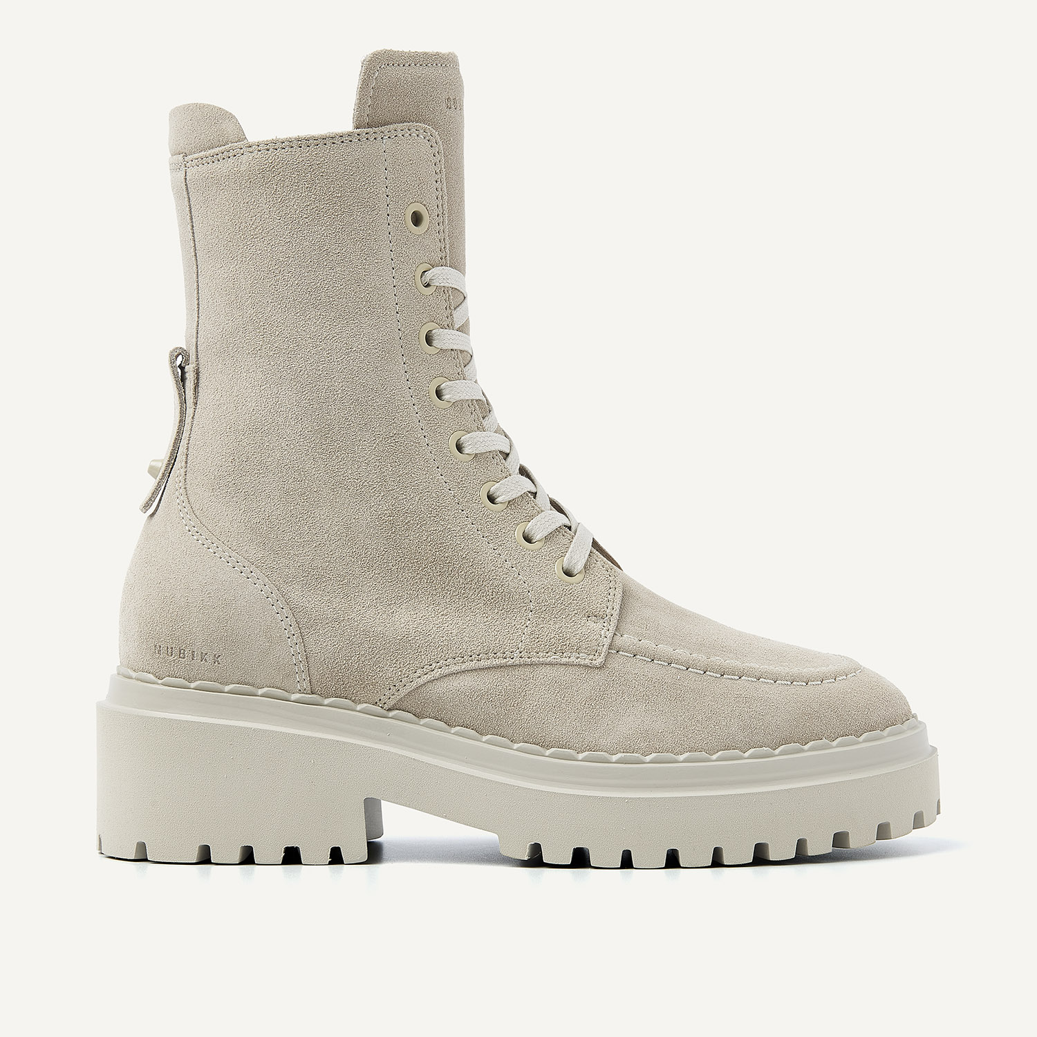 Fae Bobbi | Beige Suede Boots voor Dames