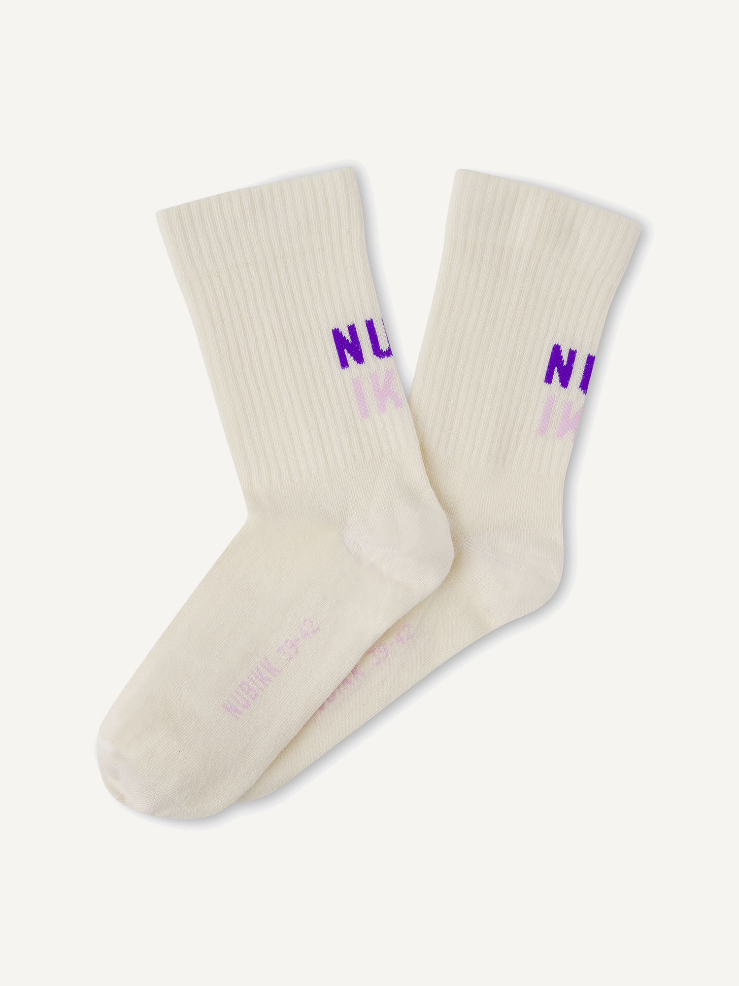 Nova Socks | Medias combinadas beige para mujeres