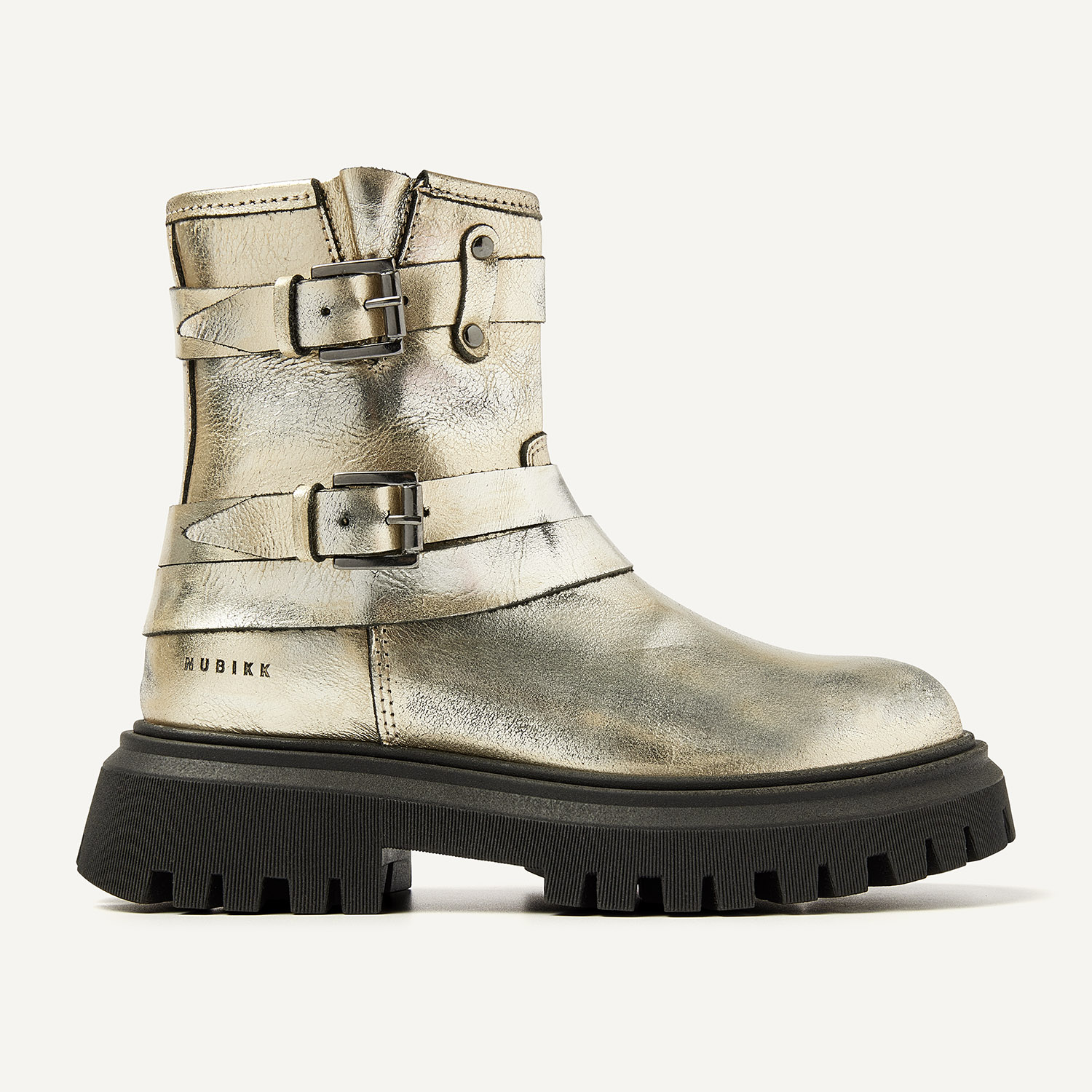 Fae Maryn JR | Gold Ankle Boots for Kids