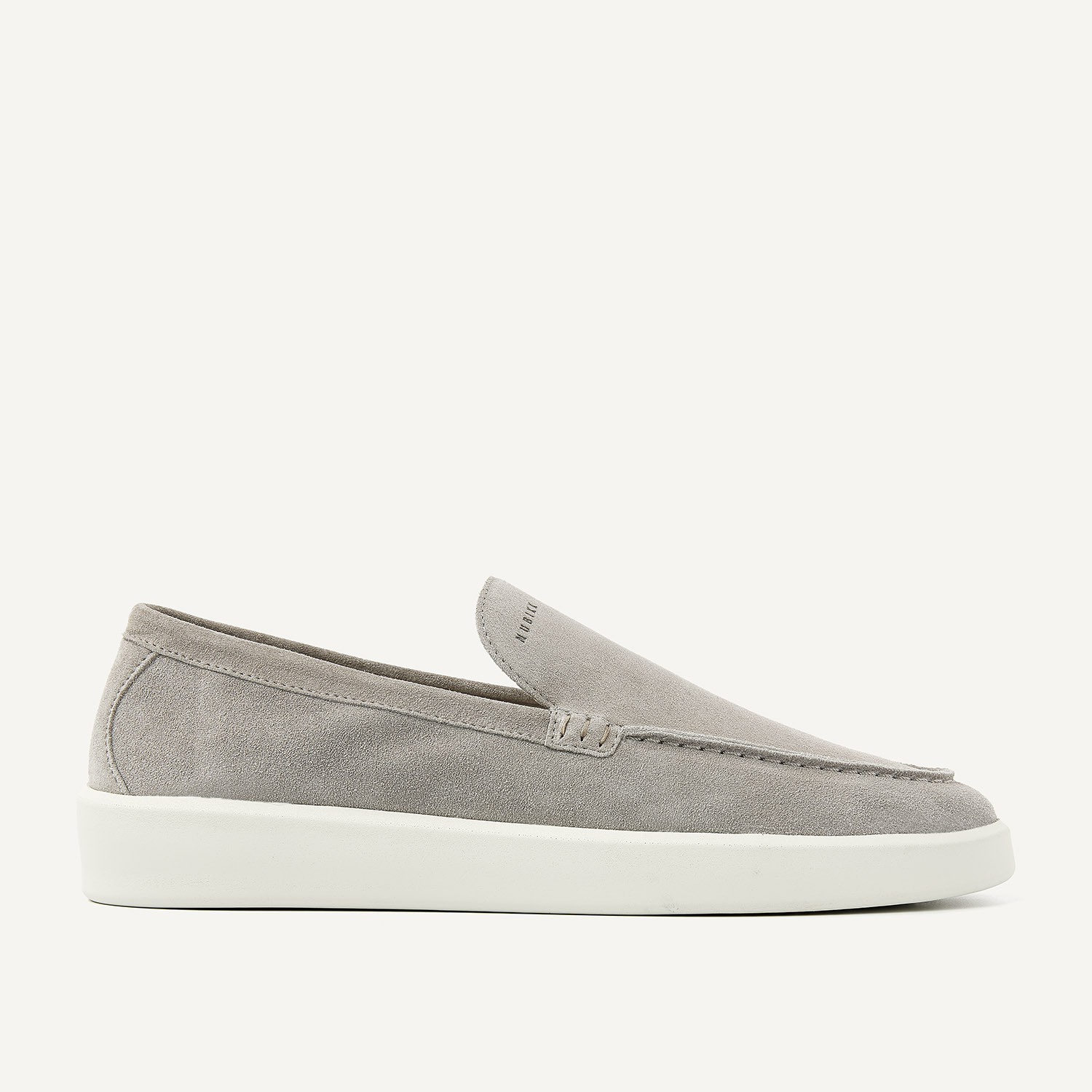 Joro Mio | Grey Suede Loafers for Men